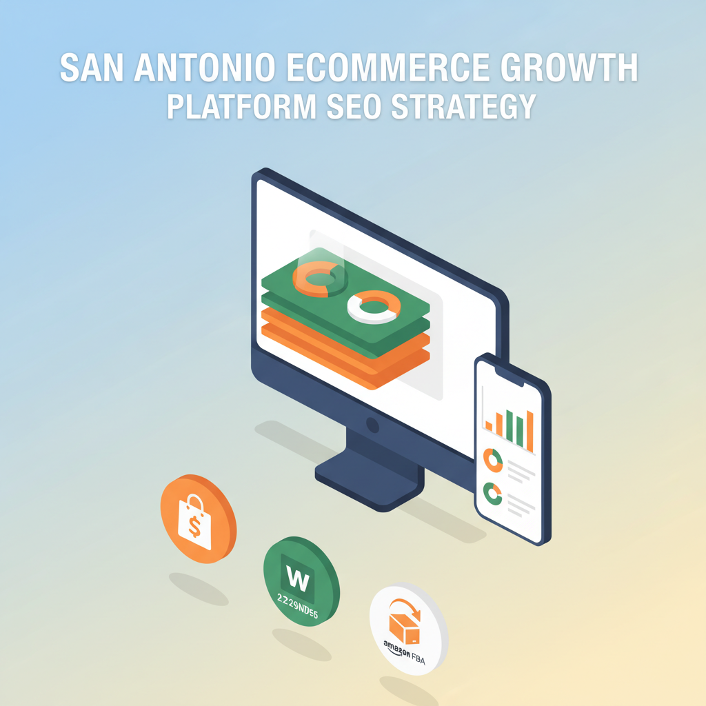 Modern workspace with digital devices displaying vibrant charts, platform icons, and growth visuals.